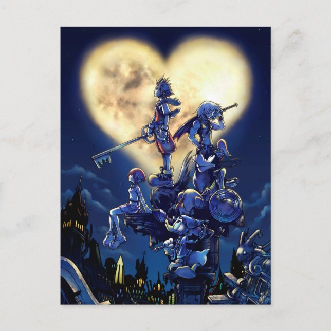 Kingdom Hearts | Heart Moon Box Art Postcard (Front)