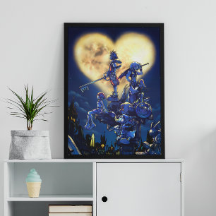 Kingdom Hearts Heart Moon Box Art Poster