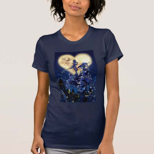 Kingdom Hearts  Heart Moon Box Art T_Shirt
