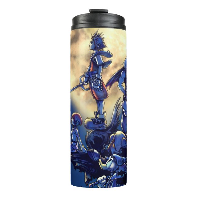 Kingdom Hearts | Heart Moon Box Art Thermal Tumbler (Front)