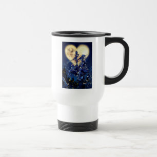 Kingdom Hearts Heart Moon Box Art Travel Mug