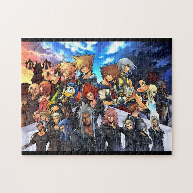 Kingdom Hearts II | Cast of Characters Jigsaw Puzzle (Horizontal)