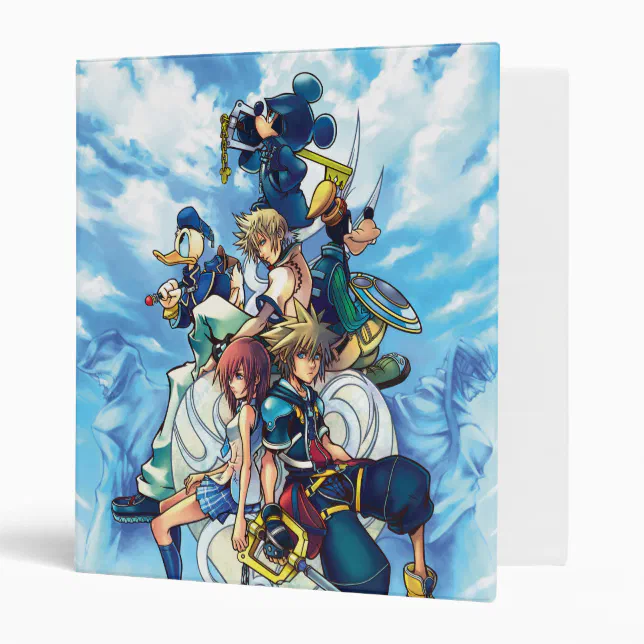 Kingdom Hearts II | Game Box Art 3 Ring Binder | Zazzle