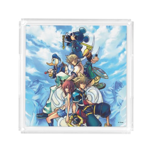 Kingdom Hearts II  Game Box Art Acrylic Tray