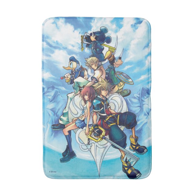 Kingdom Hearts II | Game Box Art Bath Mat (Front Vertical)