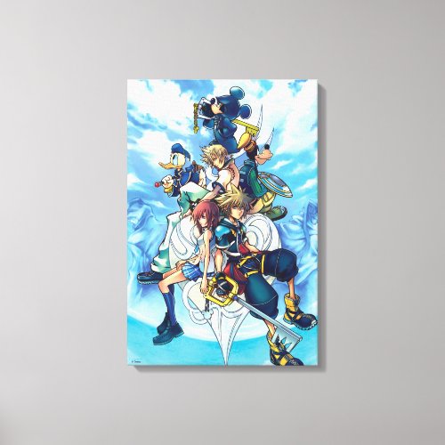 Kingdom Hearts II  Game Box Art Canvas Print