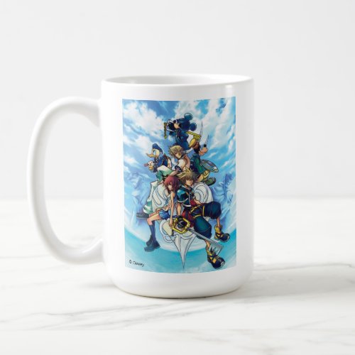 Kingdom Hearts II  Game Box Art Coffee Mug