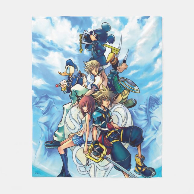 Kingdom Hearts II | Game Box Art Fleece Blanket (Front)