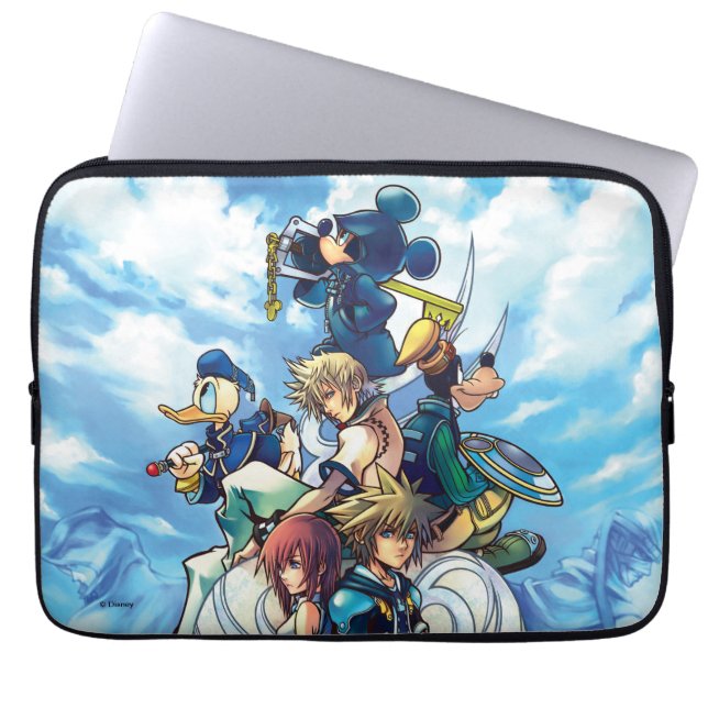Kingdom Hearts II | Game Box Art Laptop Sleeve (Front)