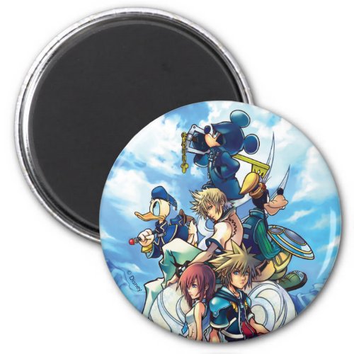 Kingdom Hearts II  Game Box Art Magnet