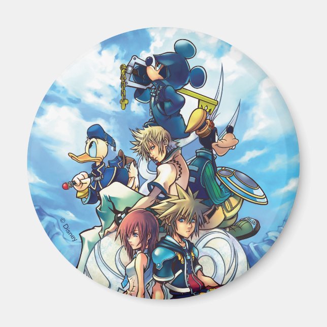 Kingdom Hearts II | Game Box Art Magnet (Front)
