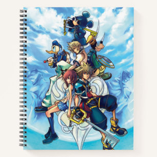 Kingdom Hearts II Game Box Art Notebook