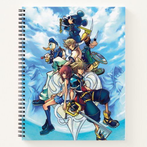 Kingdom Hearts II  Game Box Art Notebook