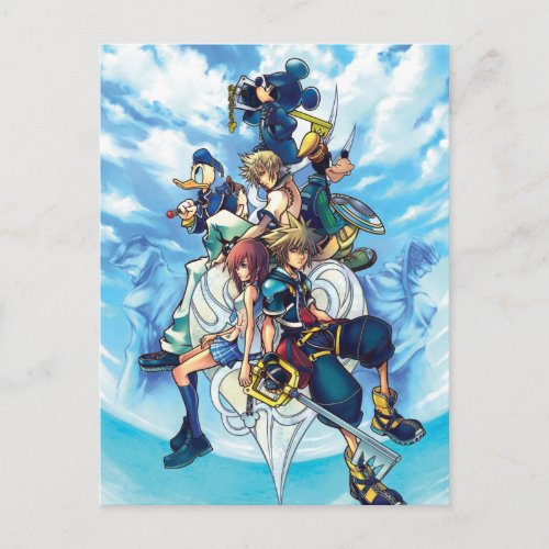 Kingdom Hearts II  Game Box Art Postcard
