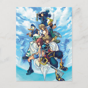 Kingdom Hearts II Game Box Art Postcard