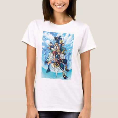 Kingdom Hearts II  Game Box Art T_Shirt