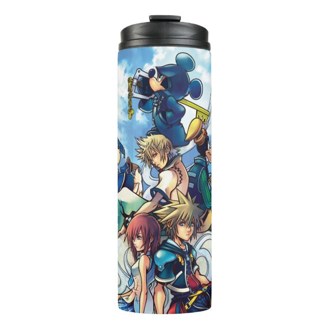 Kingdom Hearts II | Game Box Art Thermal Tumbler (Front)