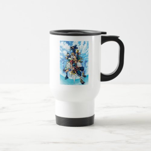 Kingdom Hearts II  Game Box Art Travel Mug