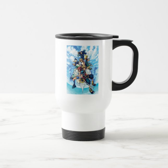 Kingdom Hearts II | Game Box Art Travel Mug (Right)