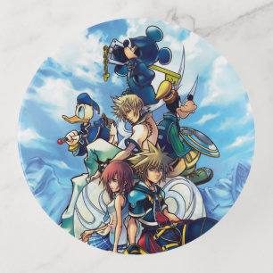 Kingdom Hearts II Game Box Art Trinket Tray