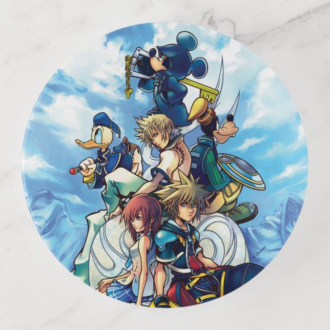 Kingdom Hearts II | Game Box Art Trinket Tray (Front)