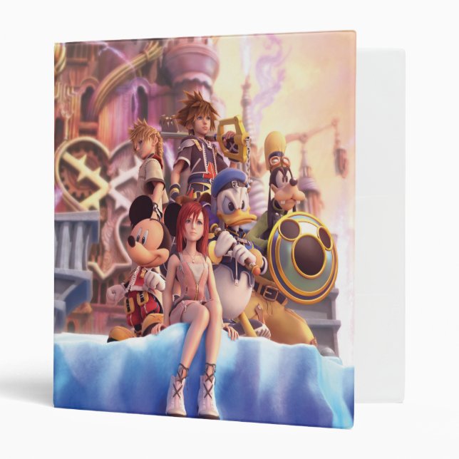 Kingdom Hearts II | Hollow Bastion Key Art 3 Ring Binder (Front/Inside)