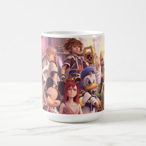 Kingdom Hearts II  Hollow Bastion Key Art Coffee Mug