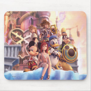 Kingdom Hearts II   Hollow Bastion Key Art Mouse Pad