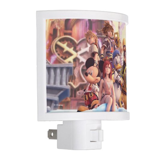 Kingdom Hearts II | Hollow Bastion Key Art Night Light (Right)