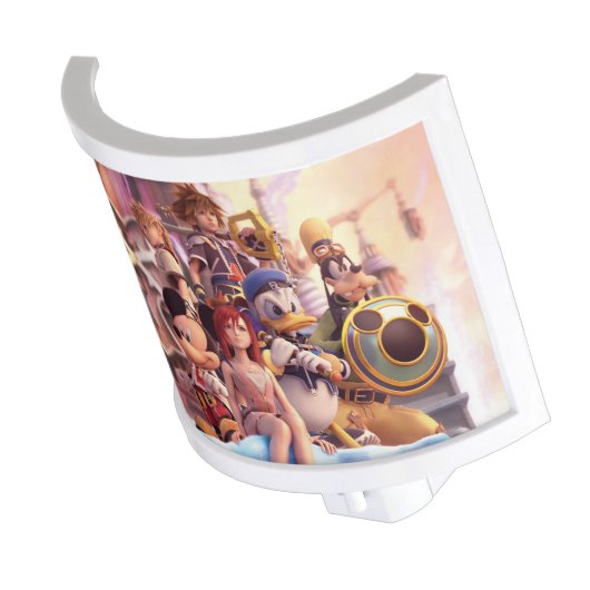 Kingdom Hearts II | Hollow Bastion Key Art Night Light (Angled)
