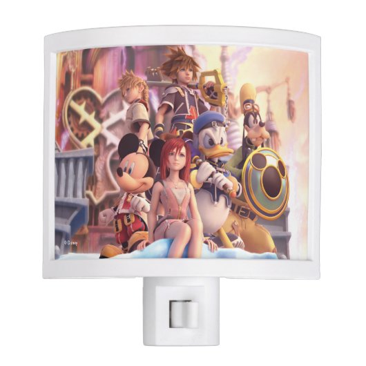 Kingdom Hearts II | Hollow Bastion Key Art Night Light (Front)