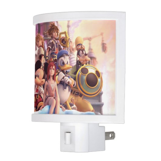Kingdom Hearts II | Hollow Bastion Key Art Night Light (Left)