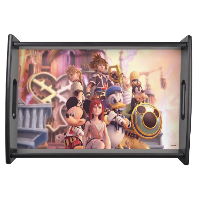 Kingdom Hearts II | Hollow Bastion Key Art Serving Tray (Front)