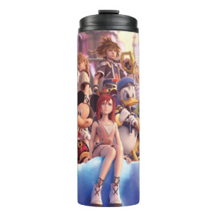 Kingdom Hearts II Hollow Bastion Key Art Thermal Tumbler
