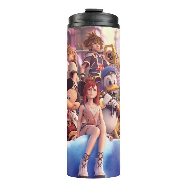 Kingdom Hearts II | Hollow Bastion Key Art Thermal Tumbler (Front)