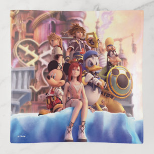 Kingdom Hearts II Hollow Bastion Key Art Trinket Tray