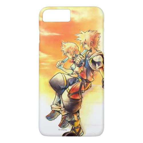 Kingdom Hearts II  Roxas  Sora Eating Ice Pops iPhone 8 Plus7 Plus Case