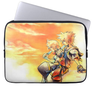 Kingdom Hearts II Roxas & Sora Eating Ice Pops Laptop Sleeve