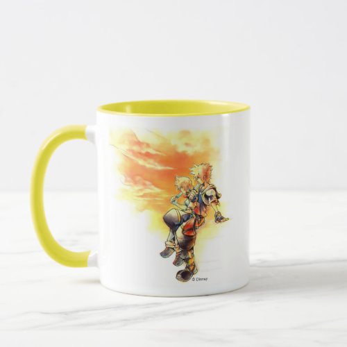 Kingdom Hearts II  Roxas  Sora Eating Ice Pops Mug