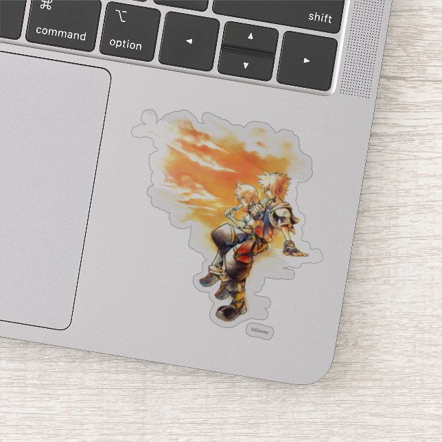 Kingdom Hearts II | Roxas & Sora Eating Ice Pops Sticker (Detail)