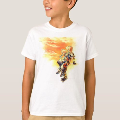 Kingdom Hearts II  Roxas  Sora Eating Ice Pops T_Shirt