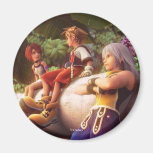 Kingdom Hearts Kairi, Sora, & Riku Film Still Magnet