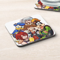 Coasters Kingdom Hearts 2 Video Game Covers Drinks Coaster 