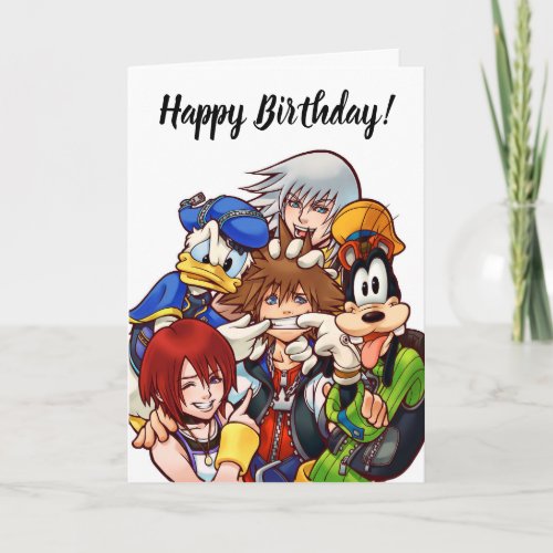Kingdom Hearts  Main Cast Illustration Card