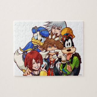 Kingdom Hearts | Main Cast Illustration Jigsaw Puzzle