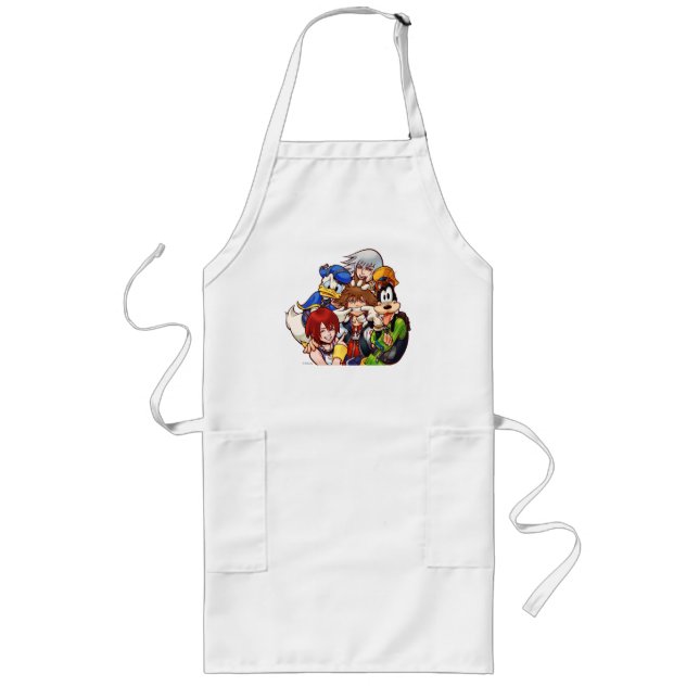 Kingdom Hearts | Main Cast Illustration Long Apron (Front)