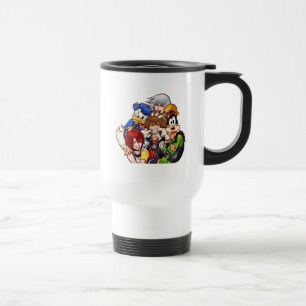 Kingdom Hearts   Main Cast Illustration Travel Mug