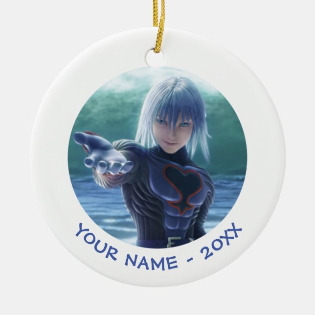 Kingdom Hearts | Riku In The Ocean Film Still Ceramic Ornament (Front)