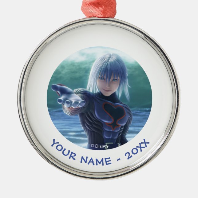 Kingdom Hearts | Riku In The Ocean Film Still Metal Ornament (Front)