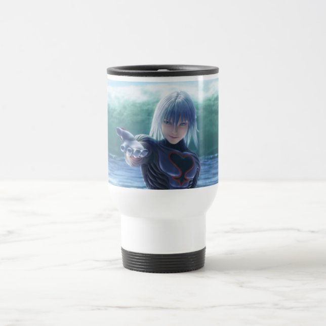 Kingdom Hearts | Riku In The Ocean Film Still Travel Mug (Center)